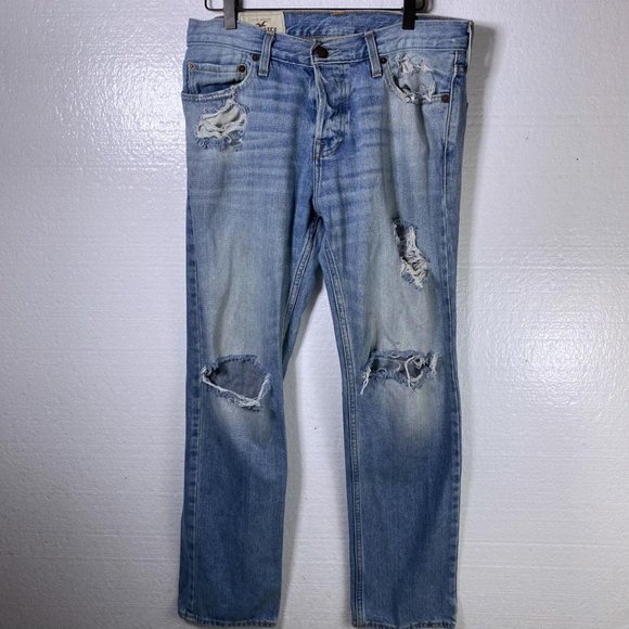 distressed hollister jeans